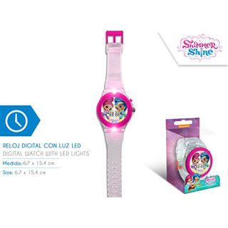 Disney Shimmer and Shine Digitale Armbanduhr mit LED-Licht, SH17024