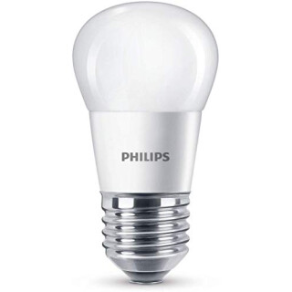 Philips E27 LED 4 Watt ersetzt 25 Watt 2700K Warmweiß 250lm Höhe 87mm Ø 45mm matt, 8718696474969 (5er-Pack)