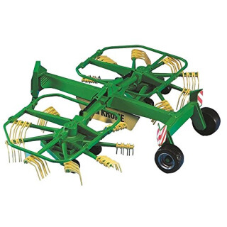 Bruder 02216 - Krone Schwader - 1:16 Bauernhof Landwirtschaft Anhänger Feldarbeit Wender Kreiselheuer Stroh Heu Ernte-Arbeit Zubehör Traktor Trecker Schlepper