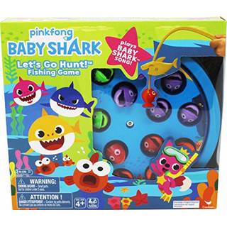 Spin Master Games Pinkfong Baby Shark Lets Go Hunt-Angelspiel – spielt den Baby Shark-Song