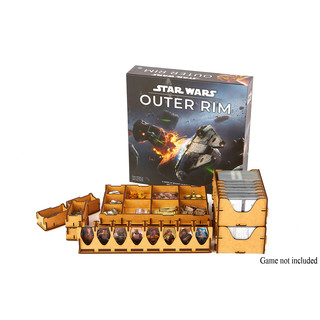 Docsmagic.de Organizer Insert for Star Wars: Outer Rim Box - Einsatz