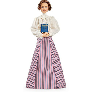 Barbie GTJ78 - Inspiring Women Helen Keller Puppe, Geschenk für Sammler und Kinder ab 6 Jahren