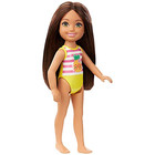 Barbie Mattel GHV57 - Beach Puppe Chelsea im Ananas Design