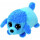 TY 42316TY Lexi Poodle Plüschtier blau One Size