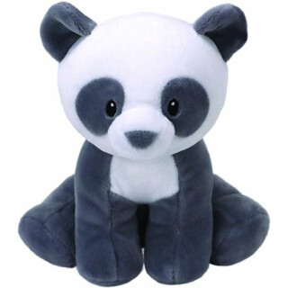 TY 82165 Mittens, Panda grau 17cm, Baby, schwarz/Weiss