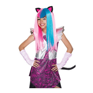 Rubie s Offizielles Monster High Mattel Catty Noir Perücke, Kinder Kostüm – EINE Größe