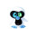Wild&Wonky 19590 - Mini Plüsch Pinguin, 15 cm