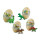 Safari s90075 Wild Prähistorische Welt Dino Set Baby-Eier Miniatur