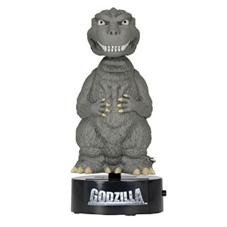 Godzilla - Classic Godzilla Body Knocker 15cm Solar Powered Bobble