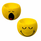 Zak!-Smiley Ceramic Egg Cups 2pc Set Yawning-Sleepy