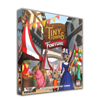 AEG Alderac Entertainment - Tiny Towns Fortune - Board Game - Expansion - for 1-6 Players - from Ages 14+ - English
