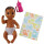 Kinder Dunkelbraun | Barbie | Mattel FHY81 | Babysitter | Puppe Familie
