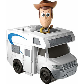 ?Disney Pixar Toy Story 4 Woody Mini Figure with RV Vehicle, Compact for Home and On-the-Go Play