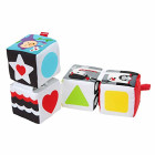 Fisher-Price GFC37 - Babys weiche Wendewürfel mit...