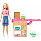 Barbie GHK43 Noodle Maker Doll and Playset