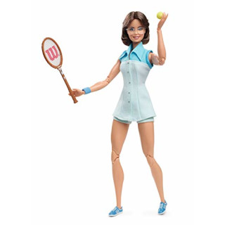 Barbie GHT85 Signature Inspiring Women BillIie Jean King Puppe, Profi-Tennisspielerin, zum Sammeln, ab 6 Jahren