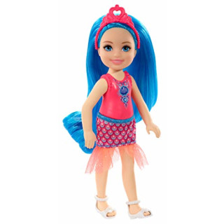 Mattel Barbie: Dreamtopia - Chelsea With Blue Hair (13cm) (GJJ94)