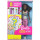 Barbie GLH63 Karriere Puppe schwarzhaarig mit Überraschungsmoden, Kleidung und Accessoires, Spielzeug ab 3 Jahren