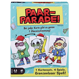 Mattel Games - GTH20 Paar-Parade Kartenspiel, Gesellschaftsspiel, Familienspiel ab 7 Jahren