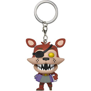 POP! Pocket Vinyl Keychain: FNAF Pizza Sim: Rockstar Foxy