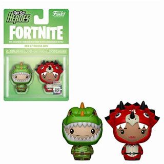 Funko Pint Sized Heroes Fortnite - Rex & Tricera Ops - Vinyl Figures 2-pack