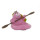 Plastoy – Barbapapa 62355 – Mini Key Ring – New