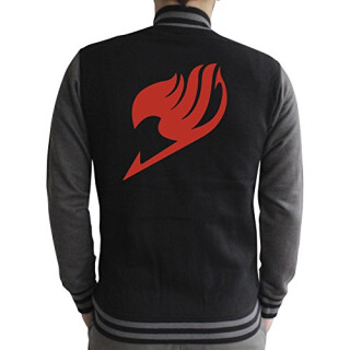 FAIRY TAIL - Jacket - "Emblem" Men black/dark grey