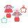 Zapf 826973 Trend Baby Dresses 2 Ass. 43cm Kleidung FÜR Puppen, Bunt