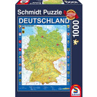 Schmidt Spiele Puzzle 58287 Deutschlandkarte, 1.000 Teile...