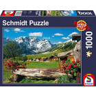 Schmidt Spiele Puzzle 58368 Blick ins Bergidyll, 1000...