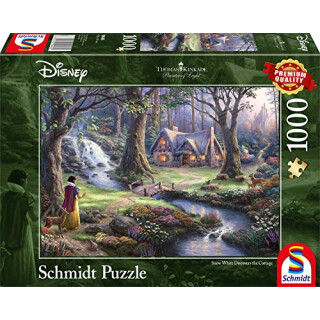 Schmidt Spiele Puzzle 59485 Thomas Kinkade, Disney Schneewittchen, 1.000 Teile Puzzle