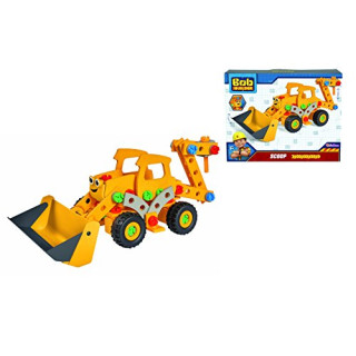 Eichhorn 109325105 - Bob der Baumeister - Constructor Bagger Baggi / Scoop, 142 teilig, FSC 100%, Made in Germany, ab 5 Jahren