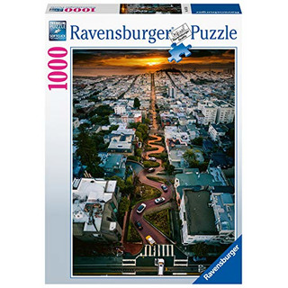 Ravensburger Puzzle 16732 - San Francisco Lombard Street - 1000 Teile Puzzle für Erwachsene und Kinder ab 14 Jahren, Puzzle mit Stadt-Motiv von San Francisco, USA