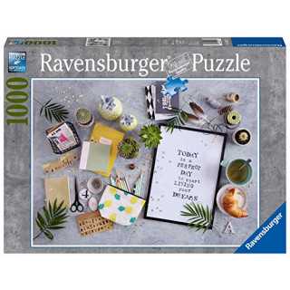 Ravensburger Puzzle 19829 - Start living your dream - 1000 Teile Puzzle für Erwachsene und Kinder ab 14 Jahren