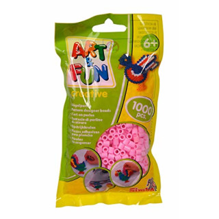 Simba 106374422 Art and Fun 1.000 Bügelperlen im Beutel pink