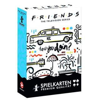 Winning Moves 30676 Number 1 Spielkarten - Friends, Kartenspiel