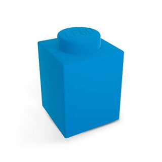 LEGO Classic 1x1 Brick Silicone NiteLite Lampe Nachttischlampe Nachtlicht 8x8x11 (Blau)
