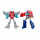 Hasbro Transformers Spielzeuge Cyberverse Warrior Action Attackers Optimus Prime und Starscream Action-Figur 2er-Pack – Für Kinder ab 6 Jahren, 13,5 cm