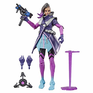 OVERWATCH Ultimates Series Sombra 6-Inch-Scale Collectible Action Figure with Accessories - Blizzard Video Game Character