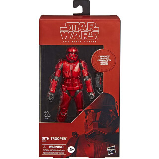 Star Wars The Black Series Carbonized Collection Sith Trooper Toy 6-Inch Scale The Rise of Skywalker Action Figure