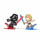 Star Wars Battle Bobblers Darth Vader Vs Luke Skywalker Battle Action-Figuren 2er-Pack mit Clips, Spielzeug für Kids ab 4 Jahren