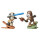 Star Wars Battle Bobblers Porgs Vs Chewbacca Battle Action-Figuren 2er-Pack mit Clips, Spielzeug für Kids ab 4 Jahren