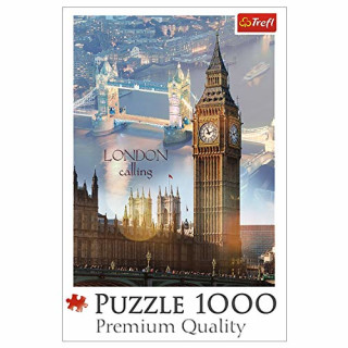Trefl 10395 London bei Tagesanbruch 1000 Teile, Premium Quality, für Erwachsene und Kinder ab 12 Jahren Puzzle, Farbig
