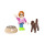 BRIO World 33952 - Village Kind mit Hund, bunt