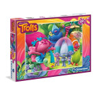 Clementoni - Trolls 353007250. Puzzle 100 Teile