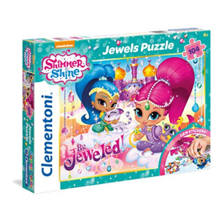 Clementoni 20143" Shimmer und Shine-Jewels Puzzle, 104 Teile