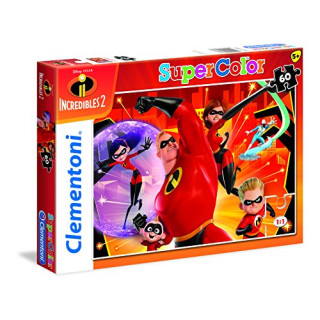 Clementoni – Supercolor – The Incredibles 2 – 60-teilig Puzzle, 26987