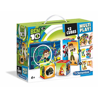 Clementoni 41507" Ben 10-Multiplay Würfelpuzzle, 12 Teile