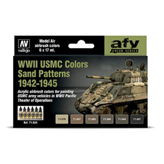 Farb-Set, WWII USMC Sand Tarn