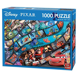 King 5265 Disney Pixar Movie Magic Jigsaw Puzzle 1000-Piece, 68 x 49 cm